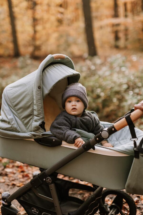 NATURKIND IDA Kinderwagen mit geflochtenem Babykorb + Sportsitz | Bio Klassiker aus Österreich – Bild 50