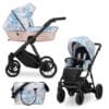 PREMIUM IVENTO Kinderwagen | 2 in 1 SET mit Babywanne + Sportwagen + Wickeltasche – Bild 10