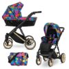 PREMIUM IVENTO Kinderwagen | 2 in 1 SET mit Babywanne + Sportwagen + Wickeltasche – Bild 7