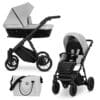 PREMIUM IVENTO Kinderwagen | 2 in 1 SET mit Babywanne + Sportwagen + Wickeltasche – Bild 16