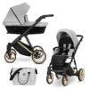 PREMIUM IVENTO Kinderwagen | 2 in 1 SET mit Babywanne + Sportwagen + Wickeltasche – Bild 15