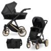 PREMIUM IVENTO Kinderwagen | 2 in 1 SET mit Babywanne + Sportwagen + Wickeltasche – Bild 17