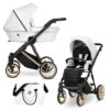 PREMIUM IVENTO Kinderwagen | 2 in 1 SET mit Babywanne + Sportwagen + Wickeltasche – Bild 19