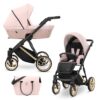 PREMIUM IVENTO Kinderwagen | 2 in 1 SET mit Babywanne + Sportwagen + Wickeltasche – Bild 11