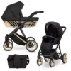 PREMIUM IVENTO Kinderwagen | 2 in 1 SET mit Babywanne + Sportwagen + Wickeltasche – Bild 135