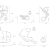 PREMIUM IVENTO Kinderwagen | 2 in 1 SET mit Babywanne + Sportwagen + Wickeltasche – Bild 71