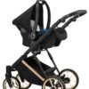 PREMIUM IVENTO Kinderwagen | 2 in 1 SET mit Babywanne + Sportwagen + Wickeltasche – Bild 25