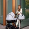 PREMIUM IVENTO Kinderwagen | 2 in 1 SET mit Babywanne + Sportwagen + Wickeltasche – Bild 73