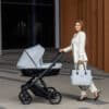 PREMIUM IVENTO Kinderwagen | 2 in 1 SET mit Babywanne + Sportwagen + Wickeltasche – Bild 72
