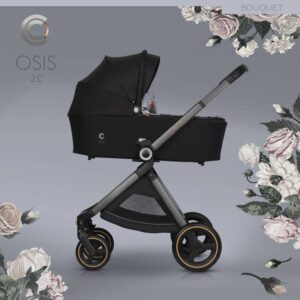 CAVOE OSIS 2.0 Kinderwagen | 2 in 1 mit Babywanne und Sportwagen | oder 3 in 1 mit Autoschale | Verschiedene Farben