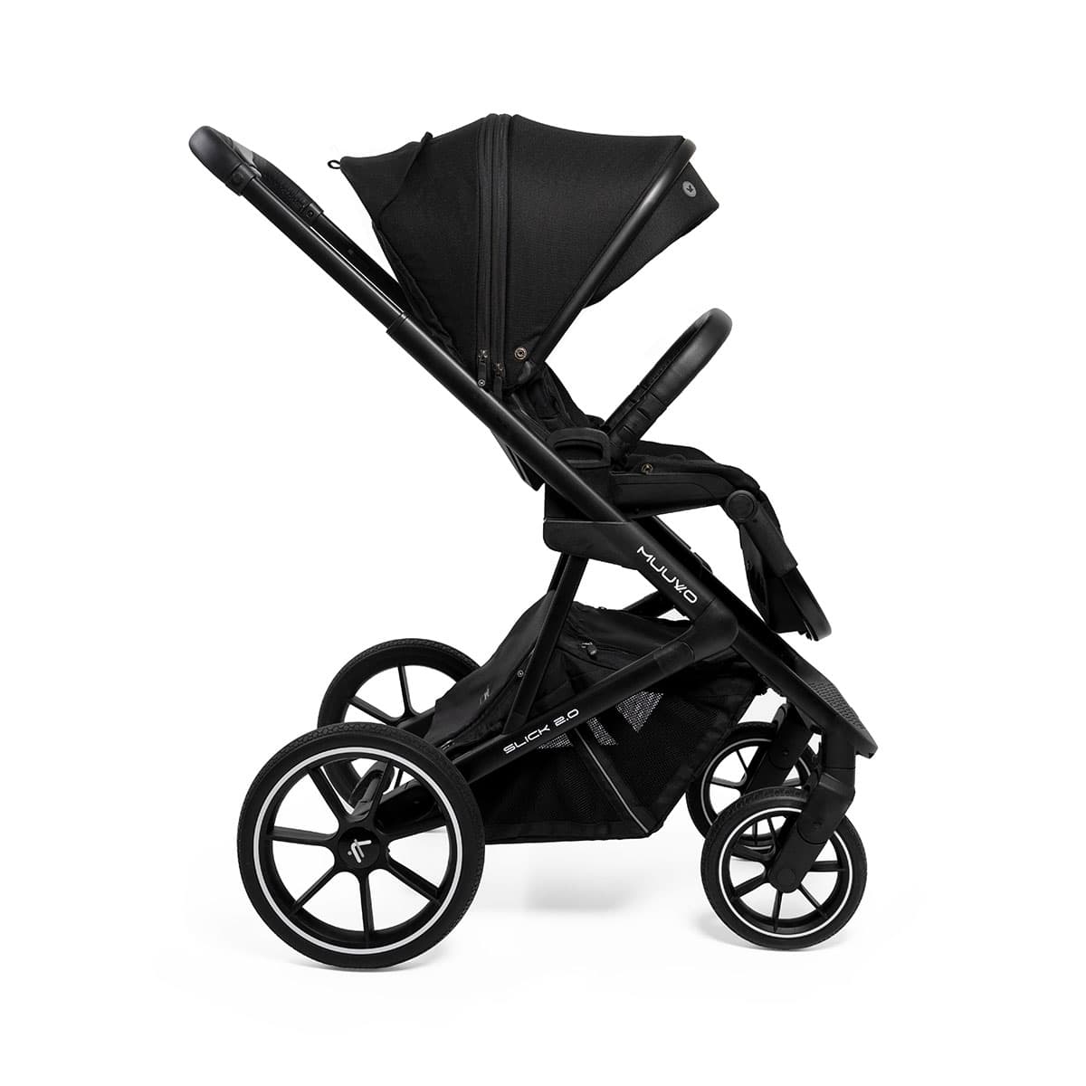 MUUVO Slick 2.0 | Kinderwagen MEGASET mit Babywanne + Sportsitz + Autoschale +Isofix drehbar – Bild 20