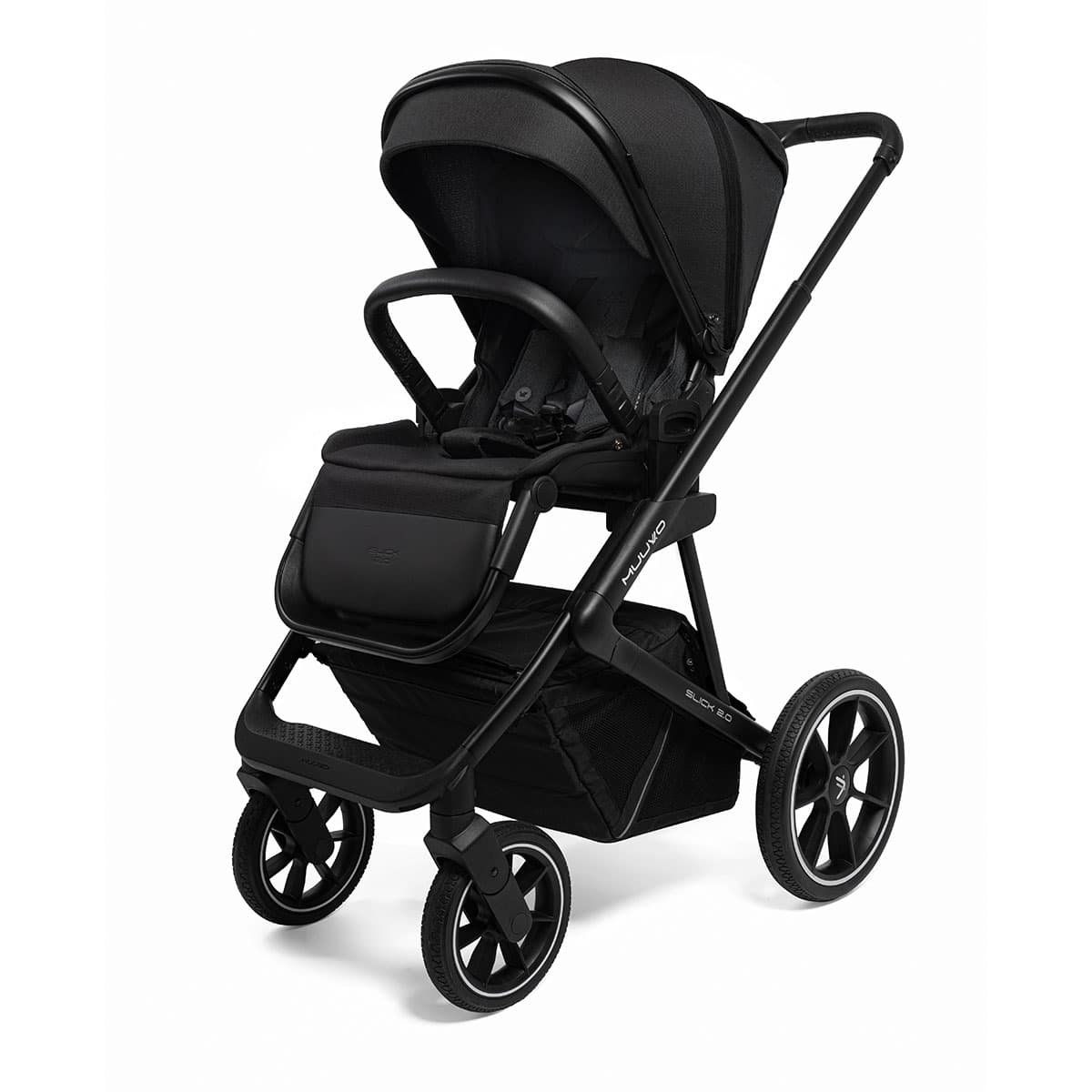 MUUVO Slick 2.0 | Kinderwagen MEGASET mit Babywanne + Sportsitz + Autoschale +Isofix drehbar – Bild 21