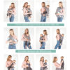 SET: Flexible Babytrage mit Hüftgurt + Wickelrucksack | Colibro – Bild 12