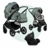 Noordi FJORDI | 3 in 1 SET Kinderwagen mit Babywanne + Sportwagen + Autoschale + Wickeltasche