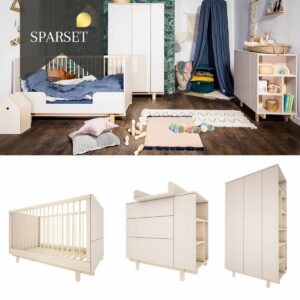Kinderzimmer SPARSET: BASIC NATUR mehrteilig | Natur Cashmere | selbst konfigurieren | Woodluck