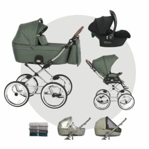 SPARSET: CLASSICO COSS Kinderwagen | Babywanne + Sportwagen + i-size Autoschale