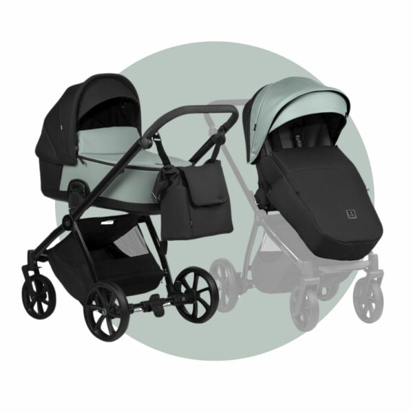 TUTIS MIO 3+ Limited Edition | 2 in 1 SET Kinderwagen mit Babywanne + Sportwagen + Wickeltasche