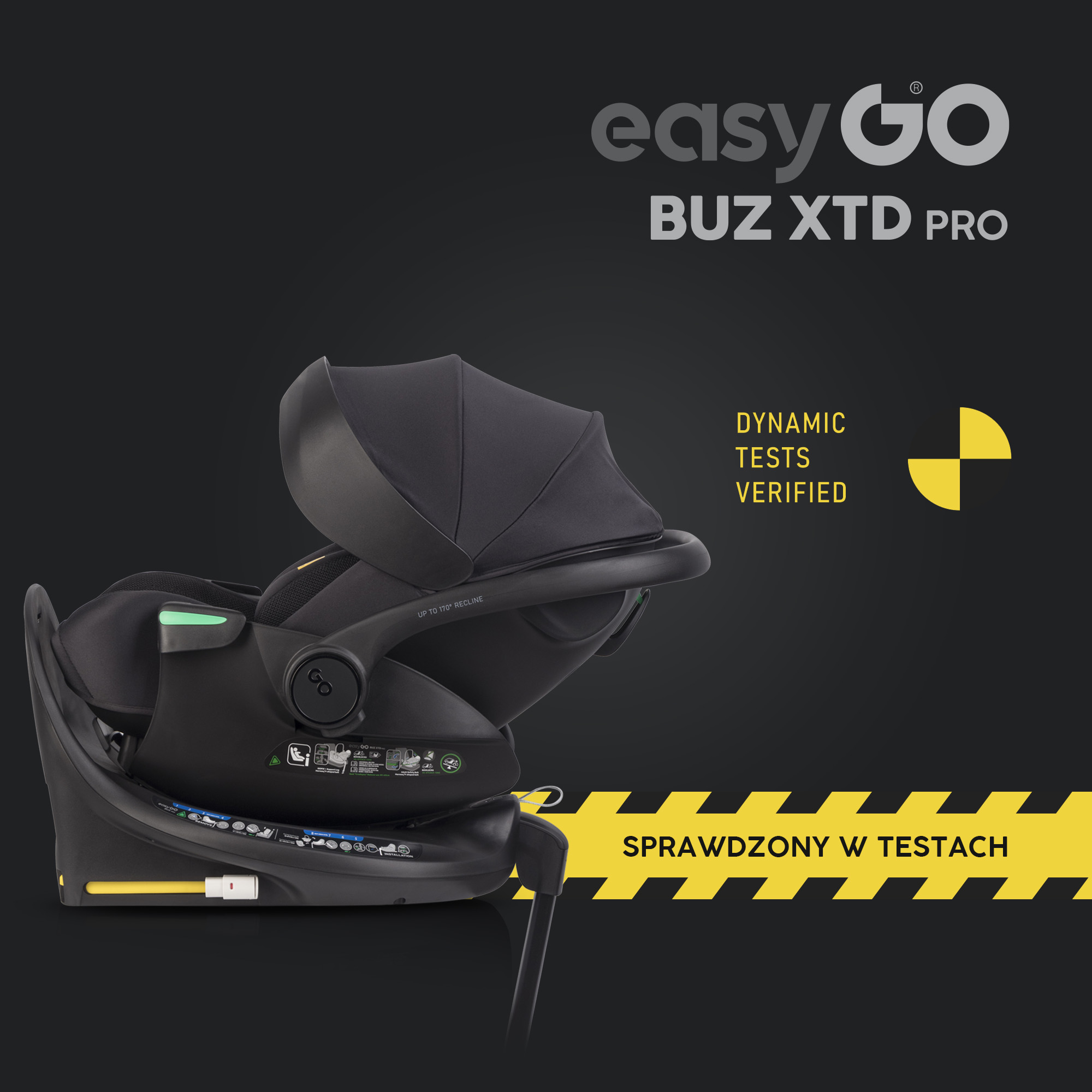 Naturkind Lux Evo | BIO Kinderwagen im MEGASET: mit Babykorb + Sportwagen + Autoschale + Isofix Station drehbar – Bild 96