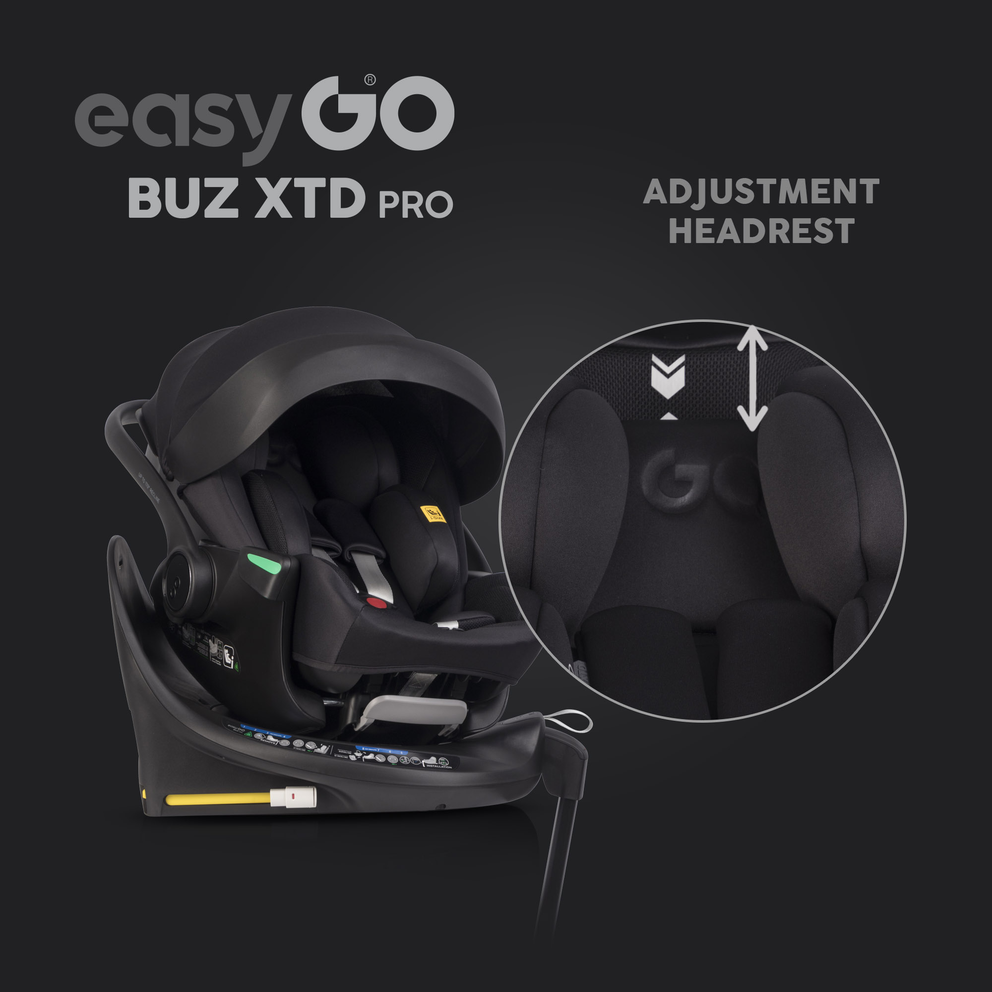 Naturkind Lux Evo | BIO Kinderwagen im MEGASET: mit Babykorb + Sportwagen + Autoschale + Isofix Station drehbar – Bild 93