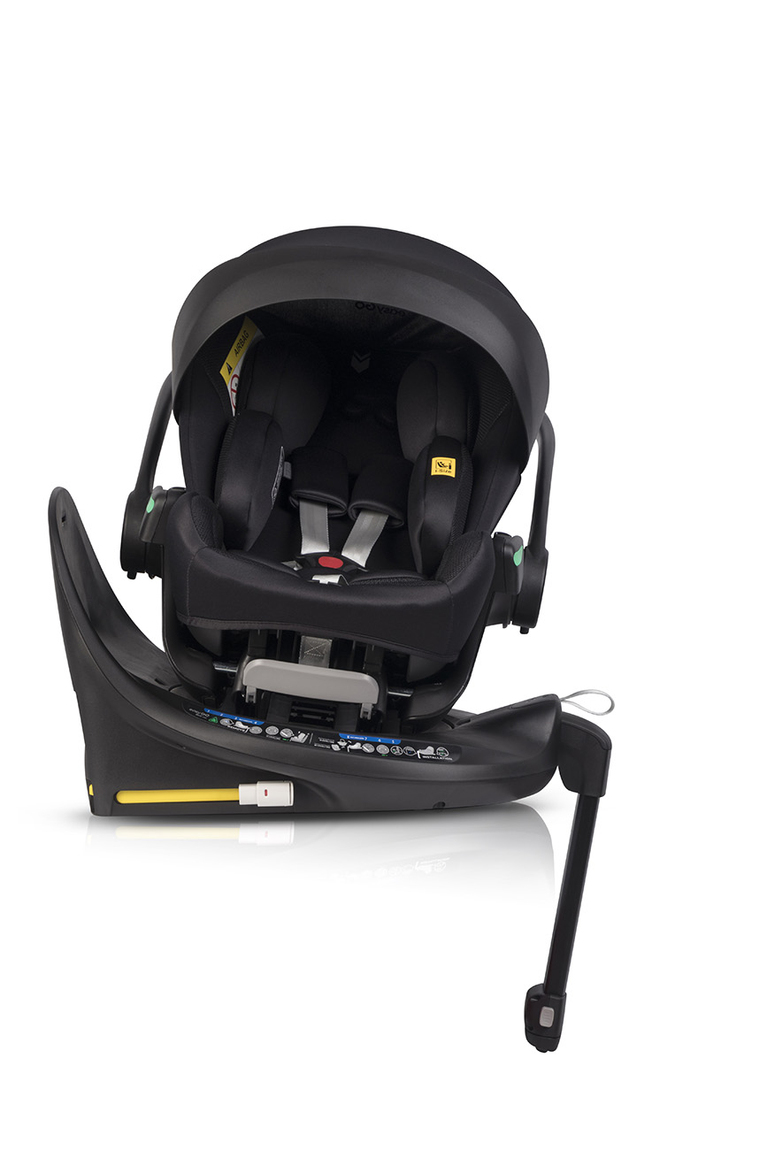 Naturkind Lux Evo | BIO Kinderwagen im MEGASET: mit Babykorb + Sportwagen + Autoschale + Isofix Station drehbar – Bild 91