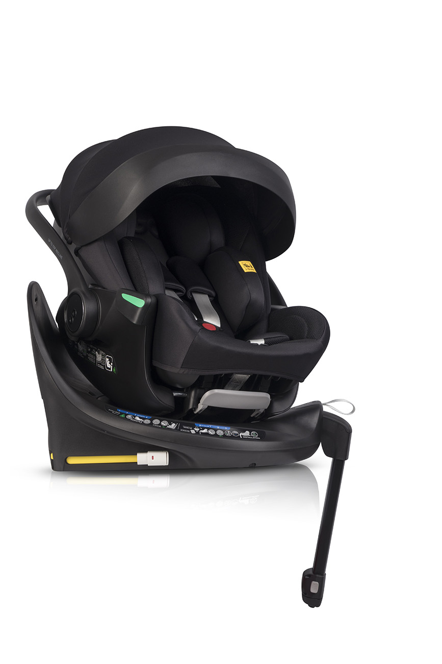 Naturkind Lux Evo | BIO Kinderwagen im MEGASET: mit Babykorb + Sportwagen + Autoschale + Isofix Station drehbar – Bild 88