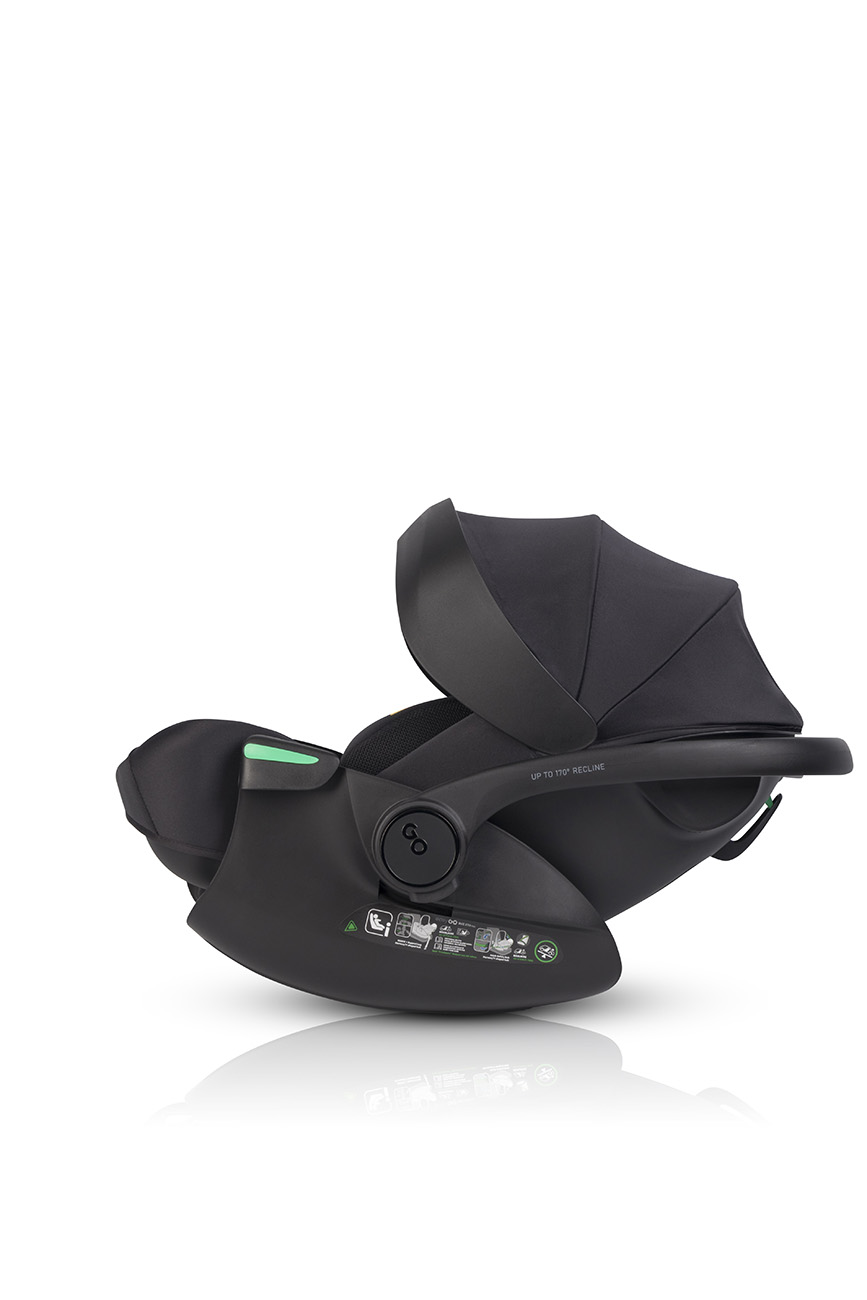 Naturkind Lux Evo | BIO Kinderwagen im MEGASET: mit Babykorb + Sportwagen + Autoschale + Isofix Station drehbar – Bild 85