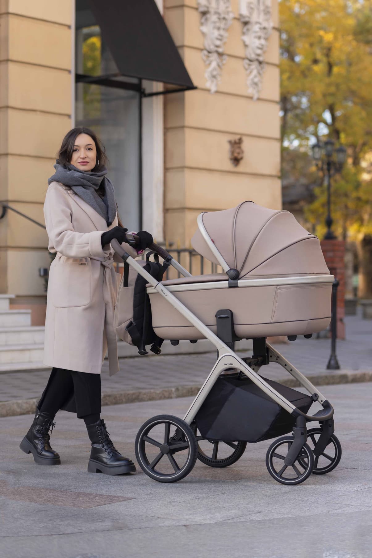 CARRELLO | VECTOR Kinderwagen | 14 tlg. SET: Babywanne + Sportsitz + Wickeltasche + Adapter – Bild 15