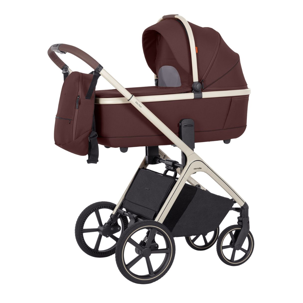 CARRELLO | VECTOR Kinderwagen | 14 tlg. SET: Babywanne + Sportsitz + Wickeltasche + Adapter – Bild 53