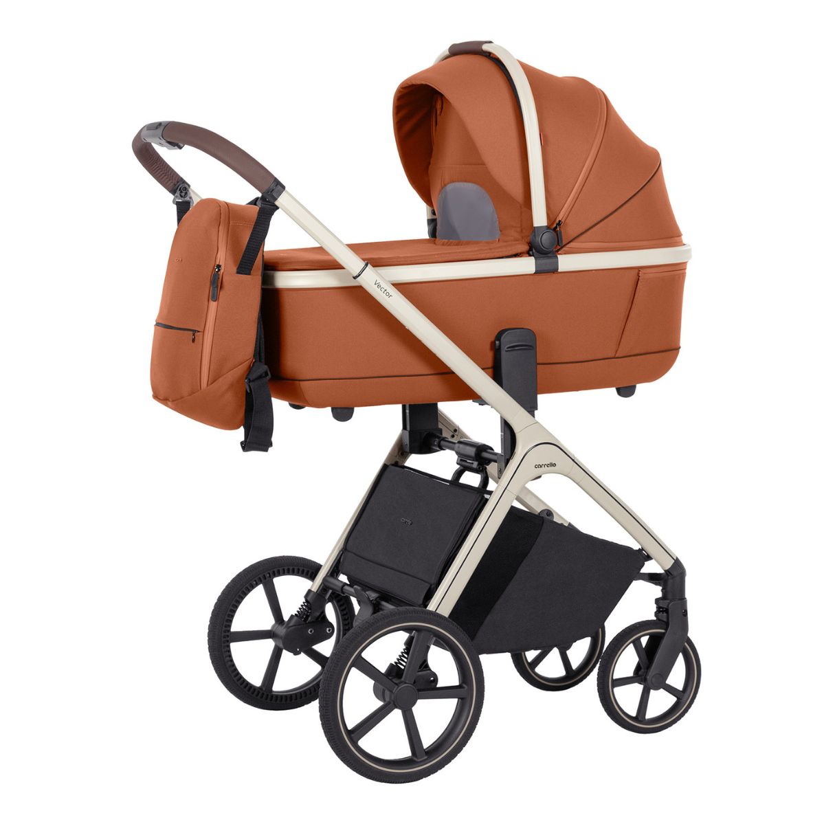 CARRELLO | VECTOR Kinderwagen | 14 tlg. SET: Babywanne + Sportsitz + Wickeltasche + Adapter – Bild 40