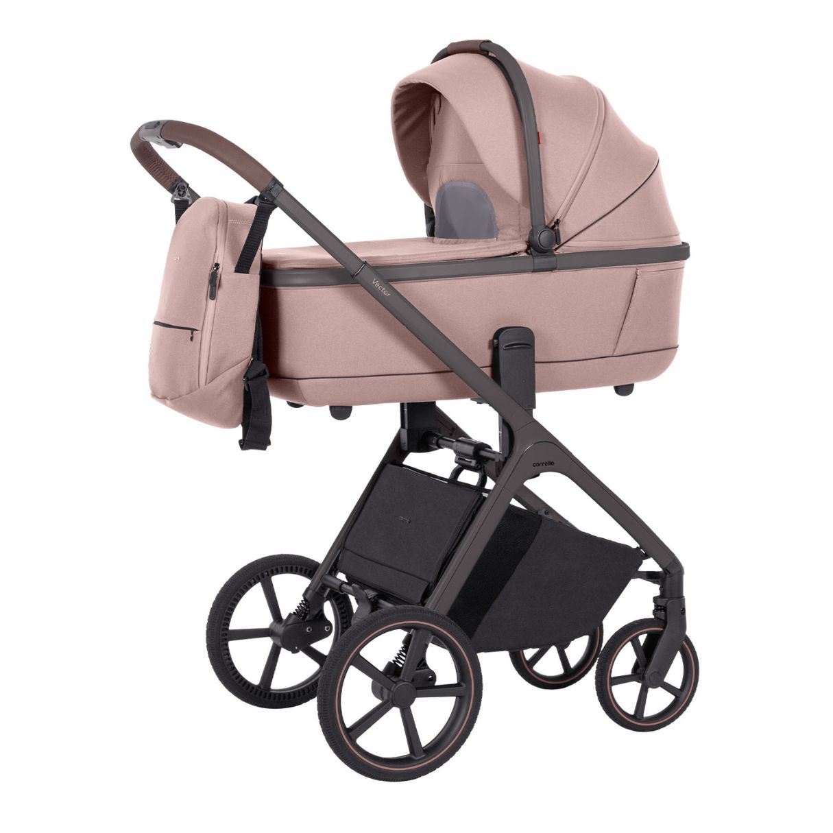 CARRELLO | VECTOR Kinderwagen | 14 tlg. SET: Babywanne + Sportsitz + Wickeltasche + Adapter – Bild 17