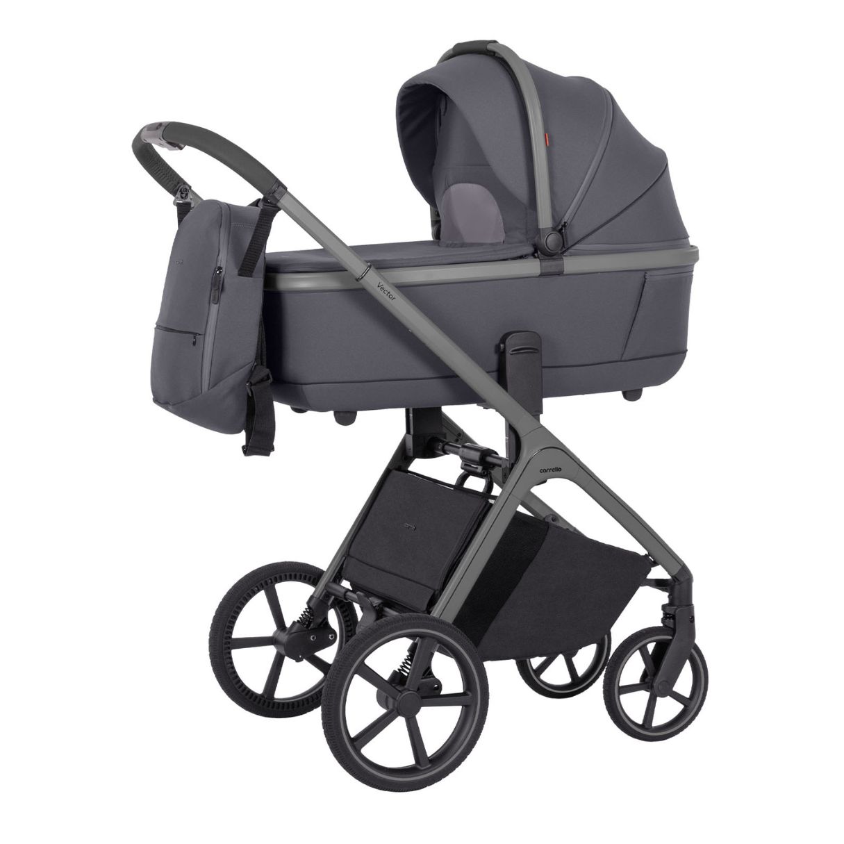 CARRELLO | VECTOR Kinderwagen | 14 tlg. SET: Babywanne + Sportsitz + Wickeltasche + Adapter – Bild 56