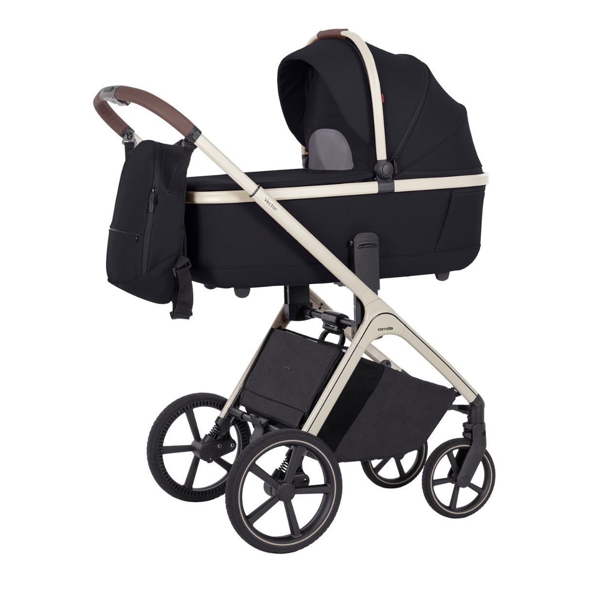 CARRELLO | VECTOR Kinderwagen | 14 tlg. SET: Babywanne + Sportsitz + Wickeltasche + Adapter – Bild 44