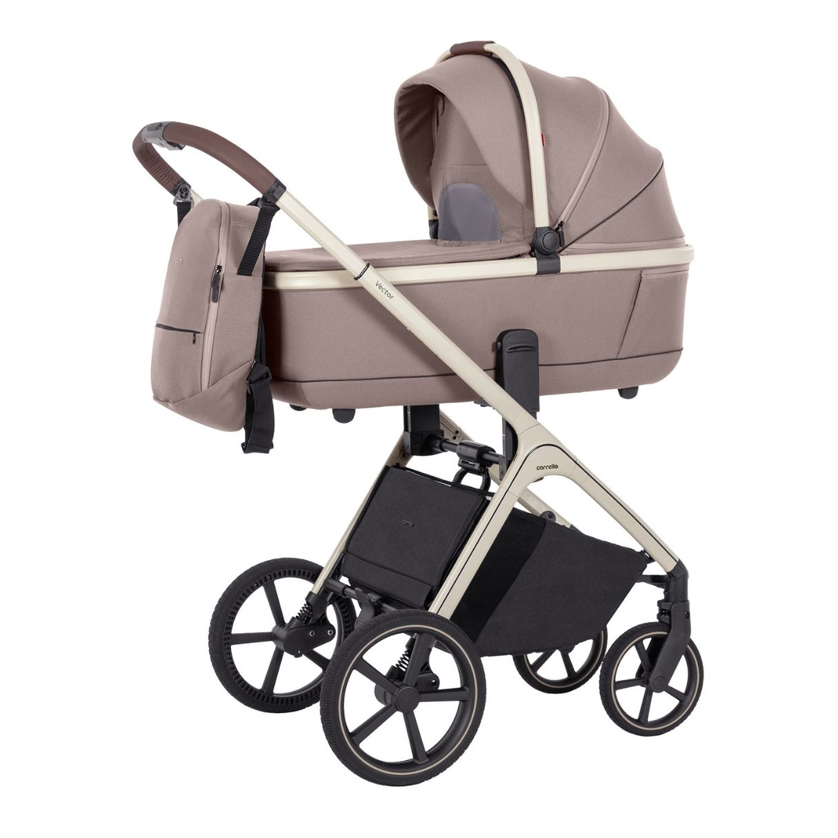 CARRELLO | VECTOR Kinderwagen | 14 tlg. SET: Babywanne + Sportsitz + Wickeltasche + Adapter – Bild 9