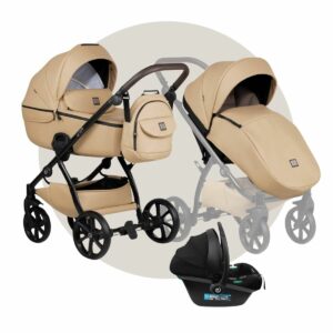 Sparset TUTIS UNO 5+ Kinderwagen in Eco Leder