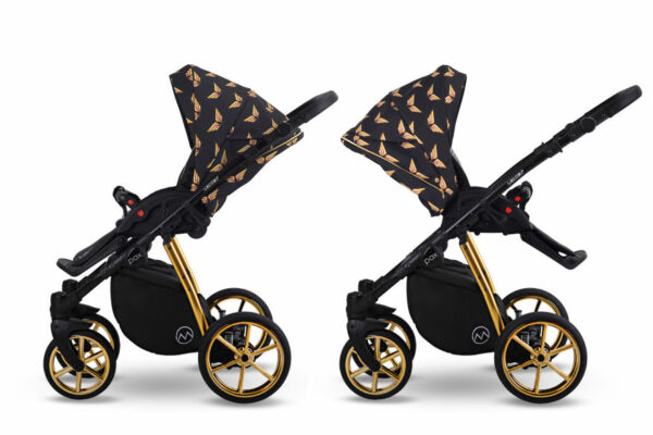 M Pax WINGS | Kombi-Kinderwagen 2 in 1 mit Babywanne + Sportwagen + Zubehör – Bild 11