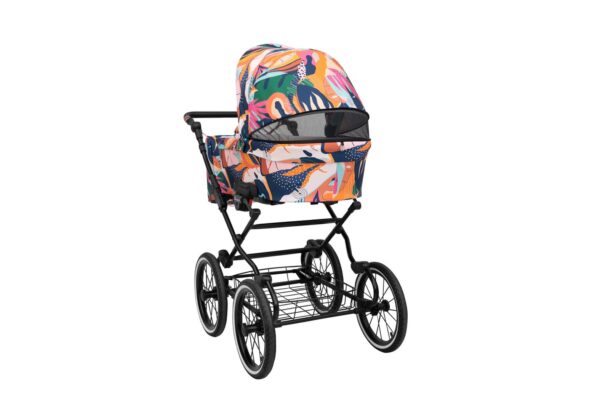 Classico ROMANTIC Kinderwagen | 2 in 1 SET mit Babywanne + Sportwagen + Zubehör – Bild 89