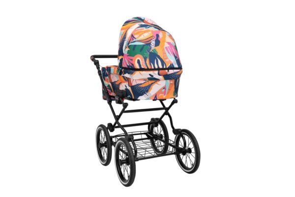 Classico ROMANTIC Kinderwagen | 2 in 1 SET mit Babywanne + Sportwagen + Zubehör – Bild 88