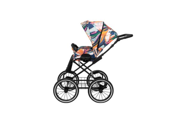 Classico ROMANTIC Kinderwagen | 2 in 1 SET mit Babywanne + Sportwagen + Zubehör – Bild 80