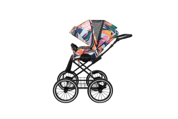 Classico ROMANTIC Kinderwagen | 2 in 1 SET mit Babywanne + Sportwagen + Zubehör – Bild 79