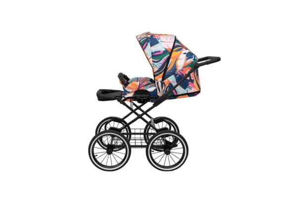 Classico ROMANTIC Kinderwagen | 2 in 1 SET mit Babywanne + Sportwagen + Zubehör – Bild 76