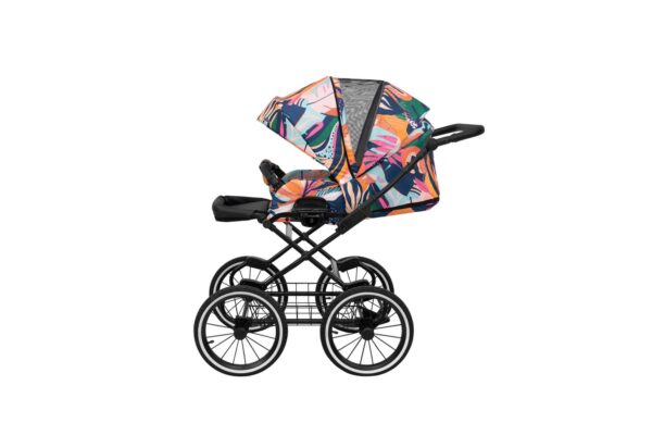 Classico ROMANTIC Kinderwagen | 2 in 1 SET mit Babywanne + Sportwagen + Zubehör – Bild 75