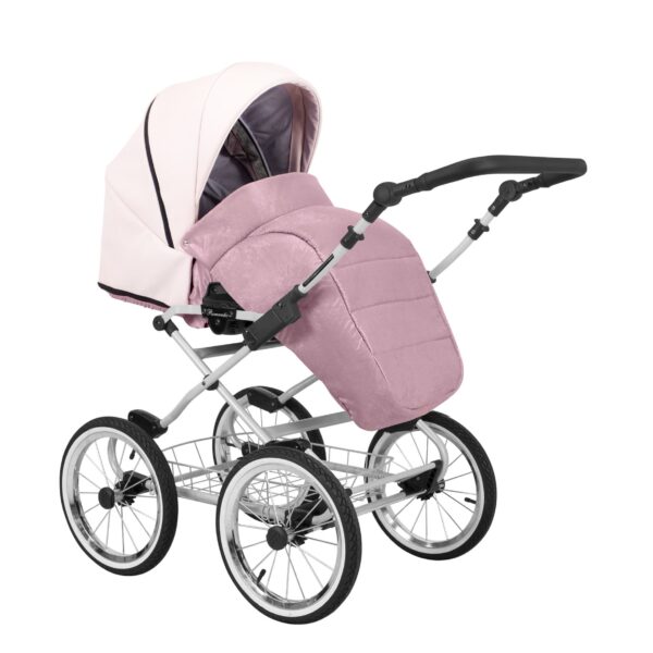 Classico ROMANTIC Kinderwagen | 2 in 1 SET mit Babywanne + Sportwagen + Zubehör – Bild 56