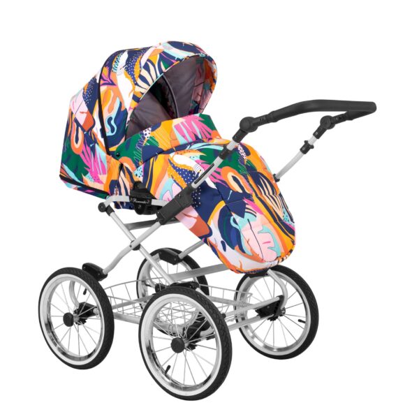 Classico ROMANTIC Kinderwagen | 2 in 1 SET mit Babywanne + Sportwagen + Zubehör – Bild 73