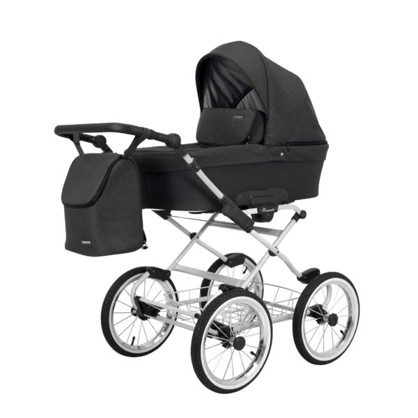 Classico ROMANTIC Kinderwagen | 2 in 1 SET mit Babywanne + Sportwagen + Zubehör – Bild 38