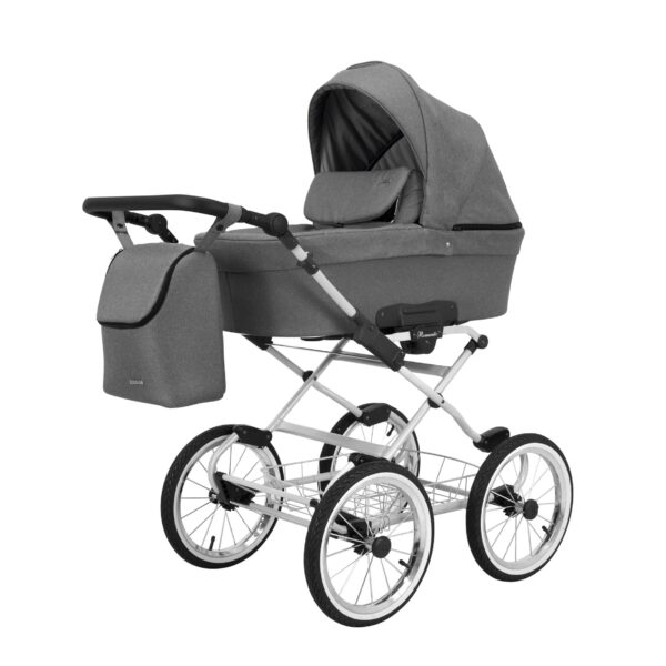 Classico ROMANTIC Kinderwagen | 2 in 1 SET mit Babywanne + Sportwagen + Zubehör – Bild 30