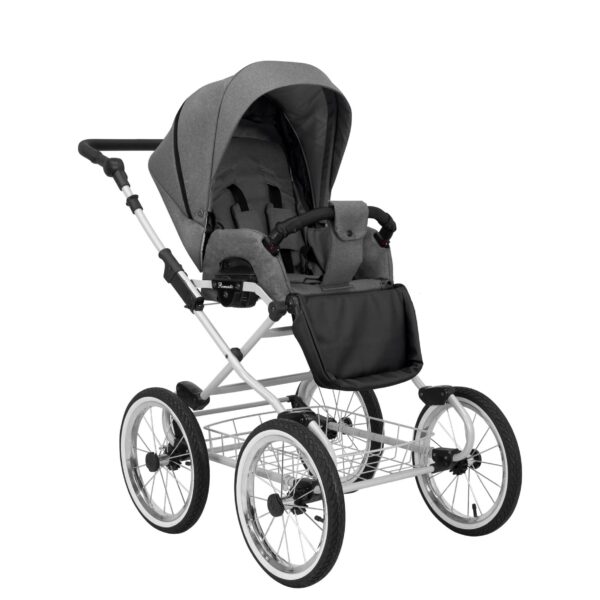 Classico ROMANTIC Kinderwagen | 2 in 1 SET mit Babywanne + Sportwagen + Zubehör – Bild 33