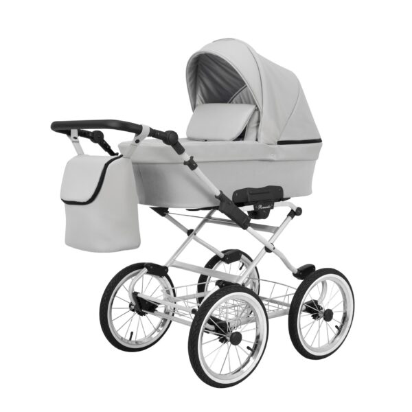 Classico ROMANTIC Kinderwagen | 2 in 1 SET mit Babywanne + Sportwagen + Zubehör – Bild 17