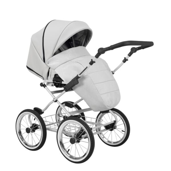 Classico ROMANTIC Kinderwagen | 2 in 1 SET mit Babywanne + Sportwagen + Zubehör – Bild 20