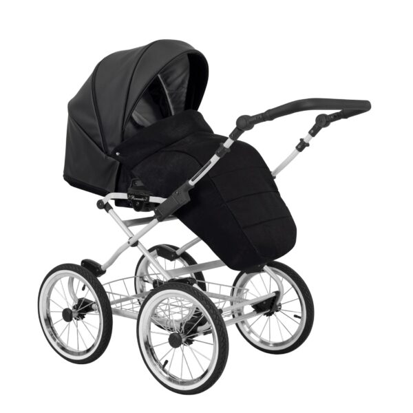 Classico ROMANTIC Kinderwagen | 2 in 1 SET mit Babywanne + Sportwagen + Zubehör – Bild 51