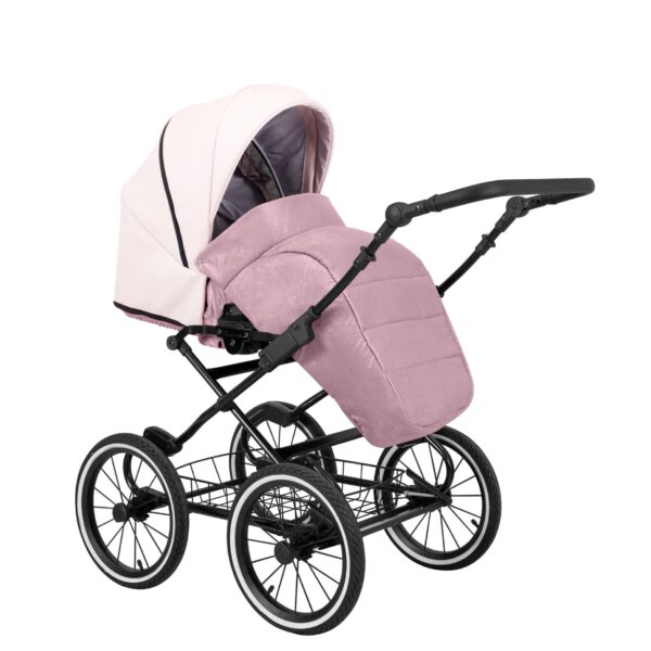 Classico ROMANTIC Kinderwagen | 2 in 1 SET mit Babywanne + Sportwagen + Zubehör – Bild 61